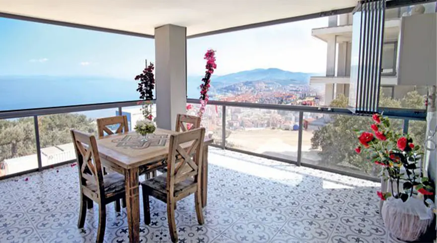 Albert Genau Düşük Eşikli / Eşiksiz Kayar Katlanır Cam Balkon Tiara Flat-Slim-Zero